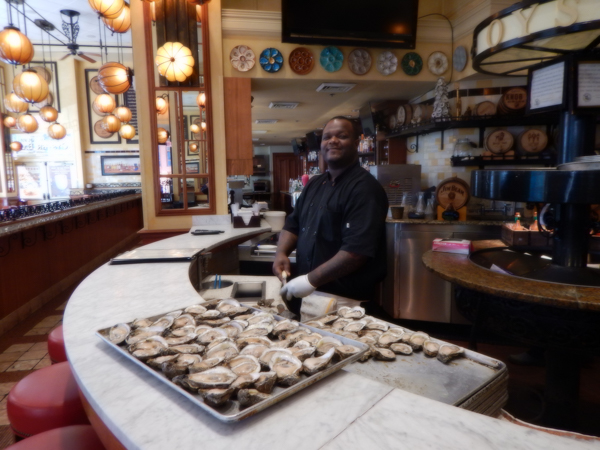 Orgoglioso delle sue ostriche! (New Orleans)